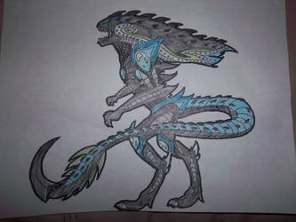 Xenomorph Alien sketch 3 (Queen)