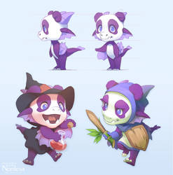 Dragon-Panda Mascot