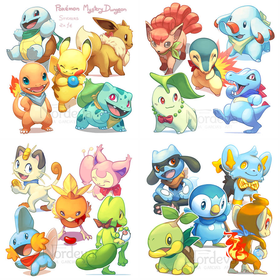 Joy Ribbon Pokemon Mystery Dungeon stickers by Nordeva on DeviantArt