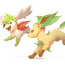Shaymin and Leafeon