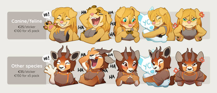 Stickers base comms