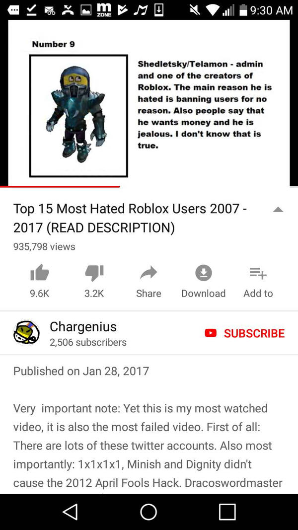 Top 15 Most Hated Roblox Users 2007 2017 8 By Memy9909haters On - top 15 most hated roblox users 2007 2017 9 by