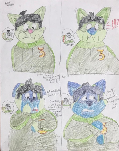cat henry's blueberry inflation part 1 by Artygrl on DeviantArt