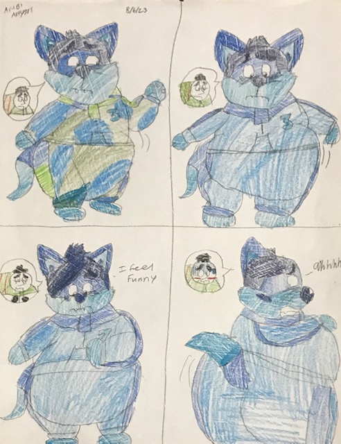 cat henry's blueberry inflation part 2 by Artygrl on DeviantArt