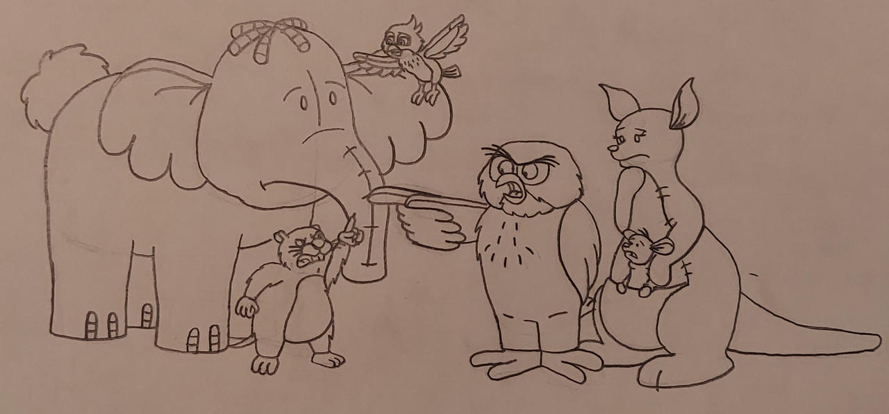 Owl, Gopher, Kanga and Roo, Kessie, and Lumpy Meet by ...