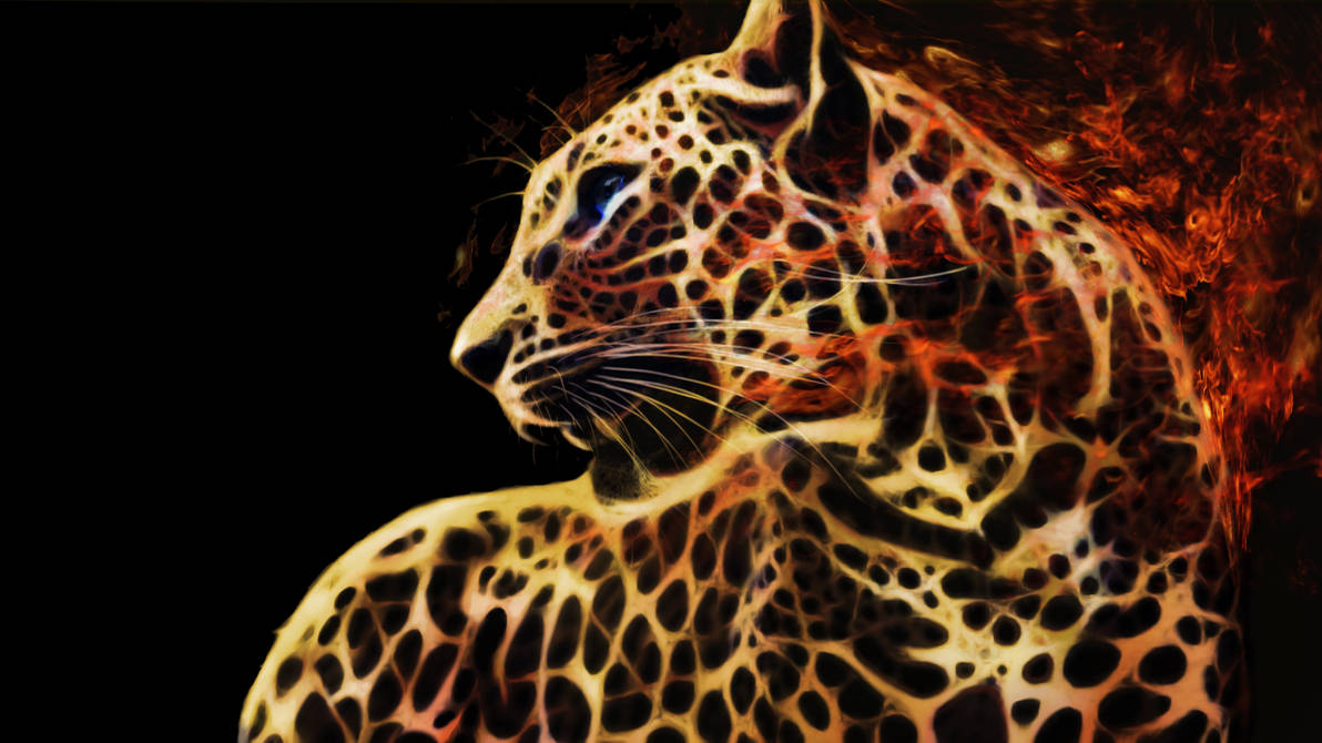 Leopard Firey flame leopard by AliceNatalie on DeviantArt