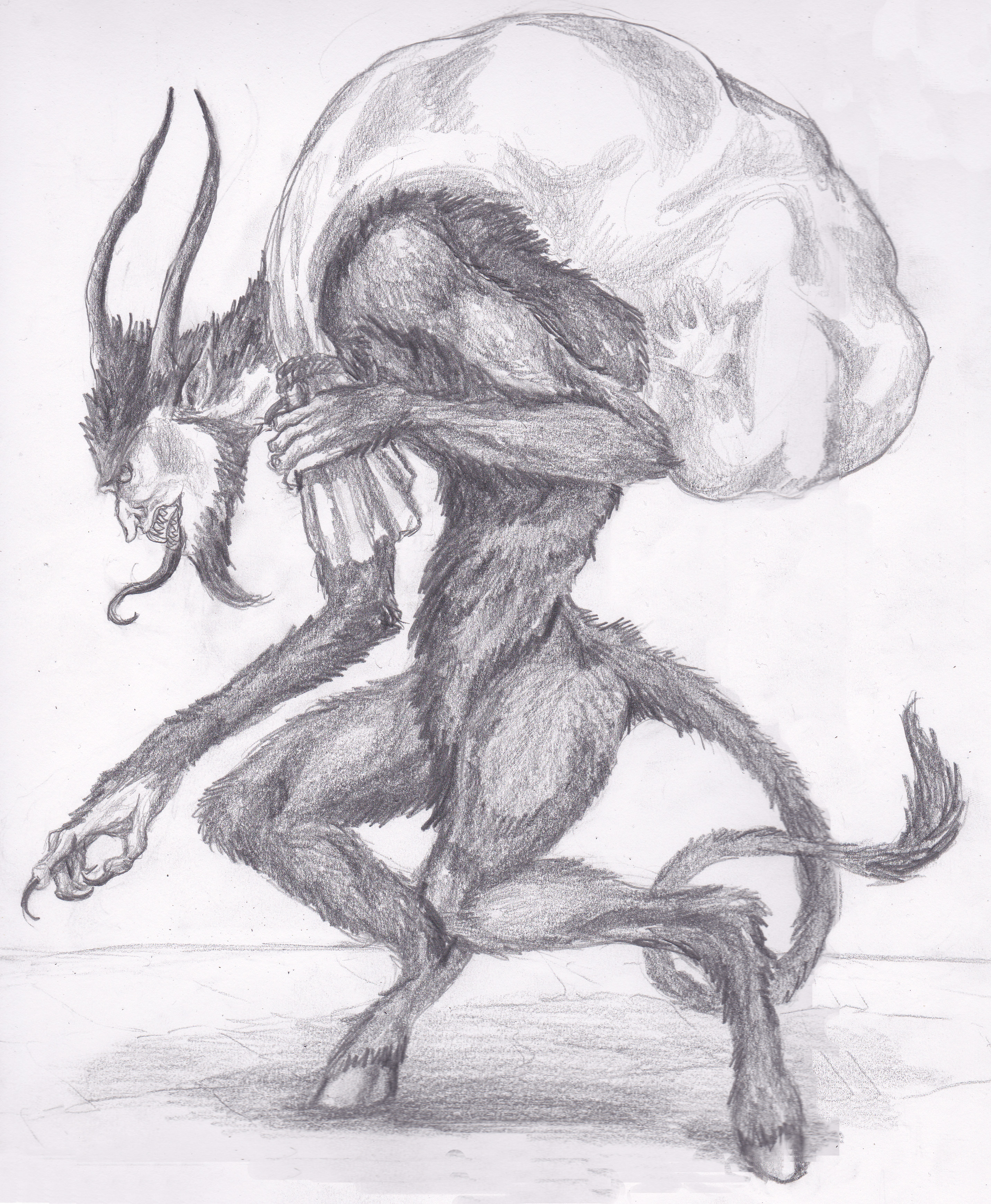 Featured image of post Krampus Drawing About draw krampus submit to draw krampus