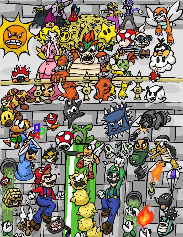 Splunkin super mario bros enemies by OGthefaygoman on DeviantArt