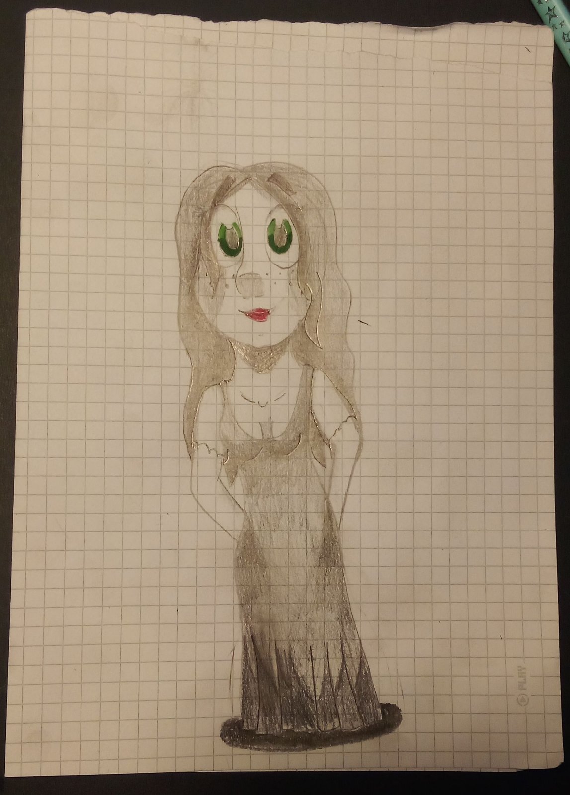 Cute pencil drawing)