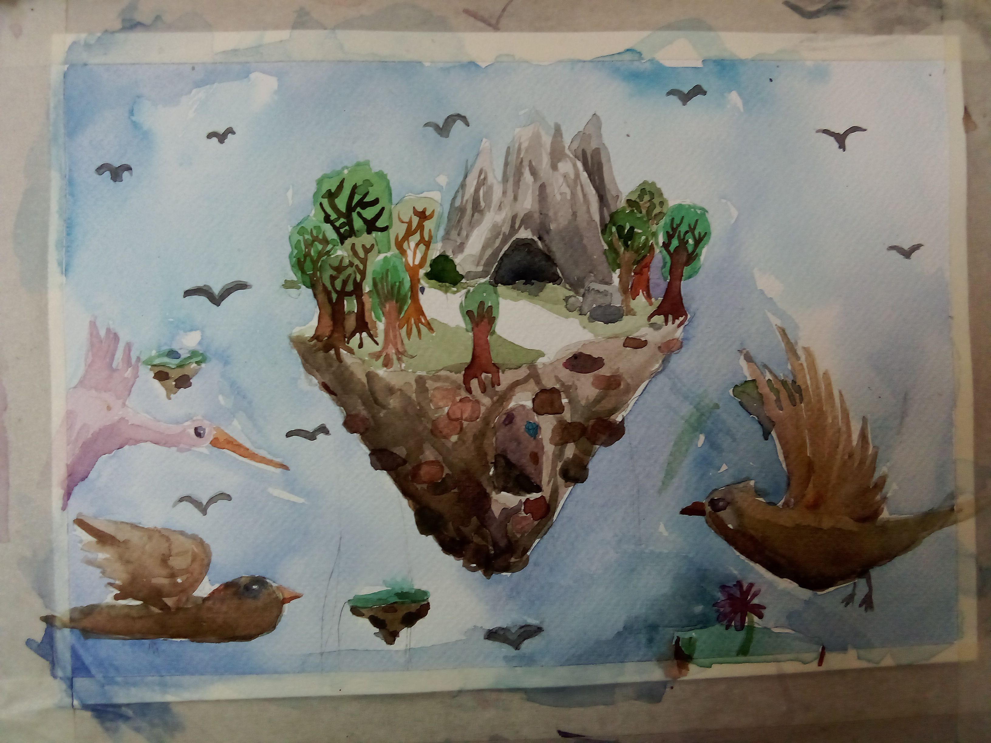 Floating island