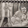 Sleeping old men