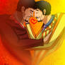 Heart shaped lovers
