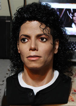 Michael Jackson Bad lifesize bust 1/1 scale (1/25)