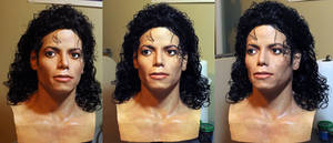 Michael Jackson lifesize bust build for statue