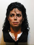 Michael Jackson lifesize bust Bad era 2