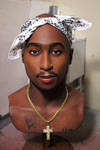 1/1 lifesize Tupac Shakur bust