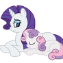 Rarity and Sweetie Belle