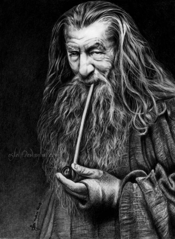 Gandalf, The Grey by Esteljf