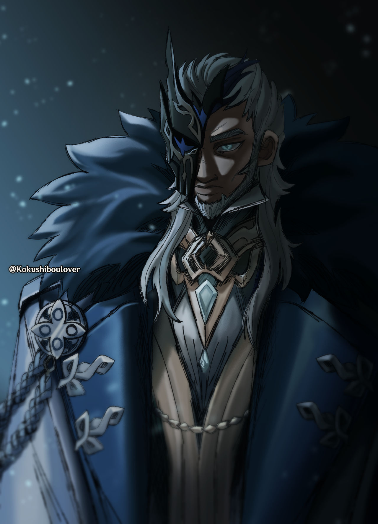 The First Fatui Harbinger, Pierro by kokushiboulover on DeviantArt