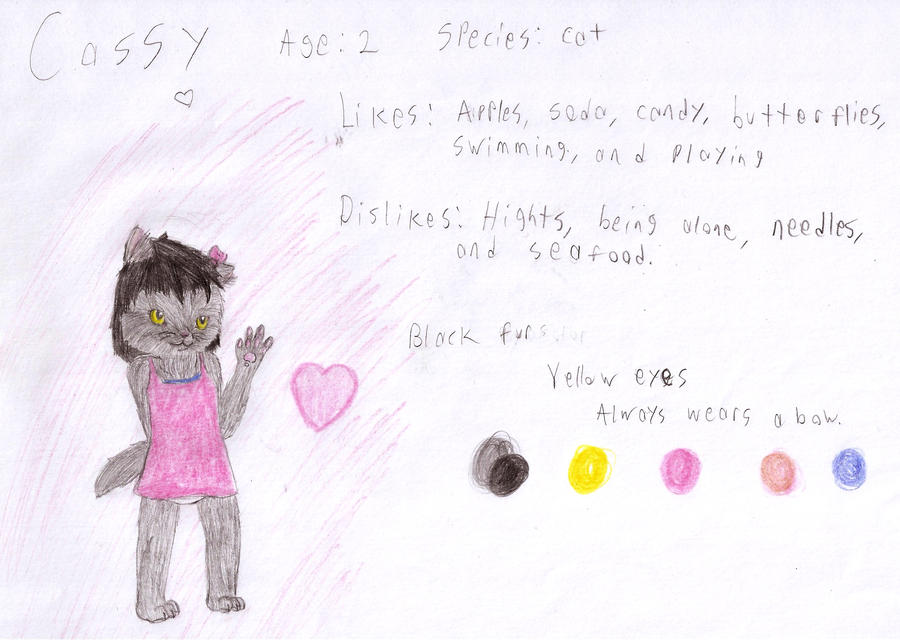 Reference: Cassy :art trade: by RoararDrawsThings on DeviantArt