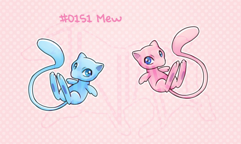 #0151 Mew by twilidramonart on DeviantArt