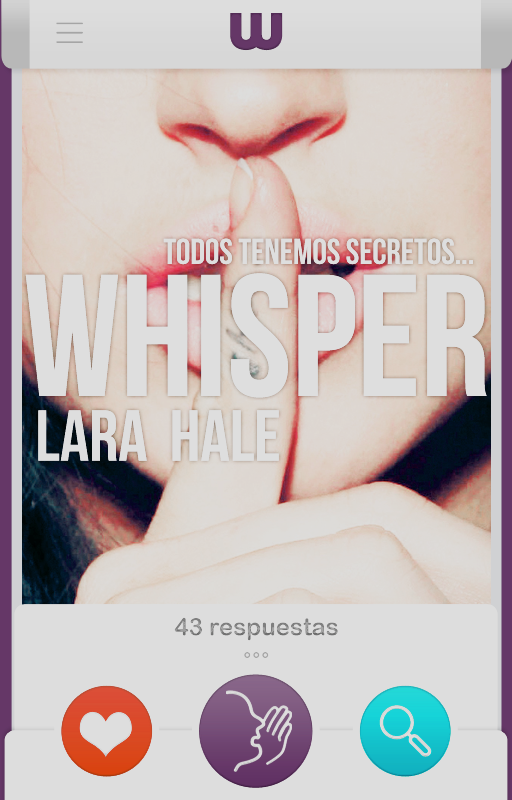 WHISPER - Wattpad Cover