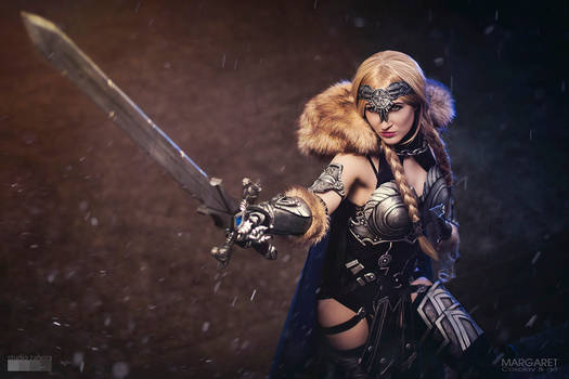 Margaret as Valkyrie from Marvel comics COSPLAY