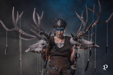 Margaret as Senua - cosplay from Hellblade