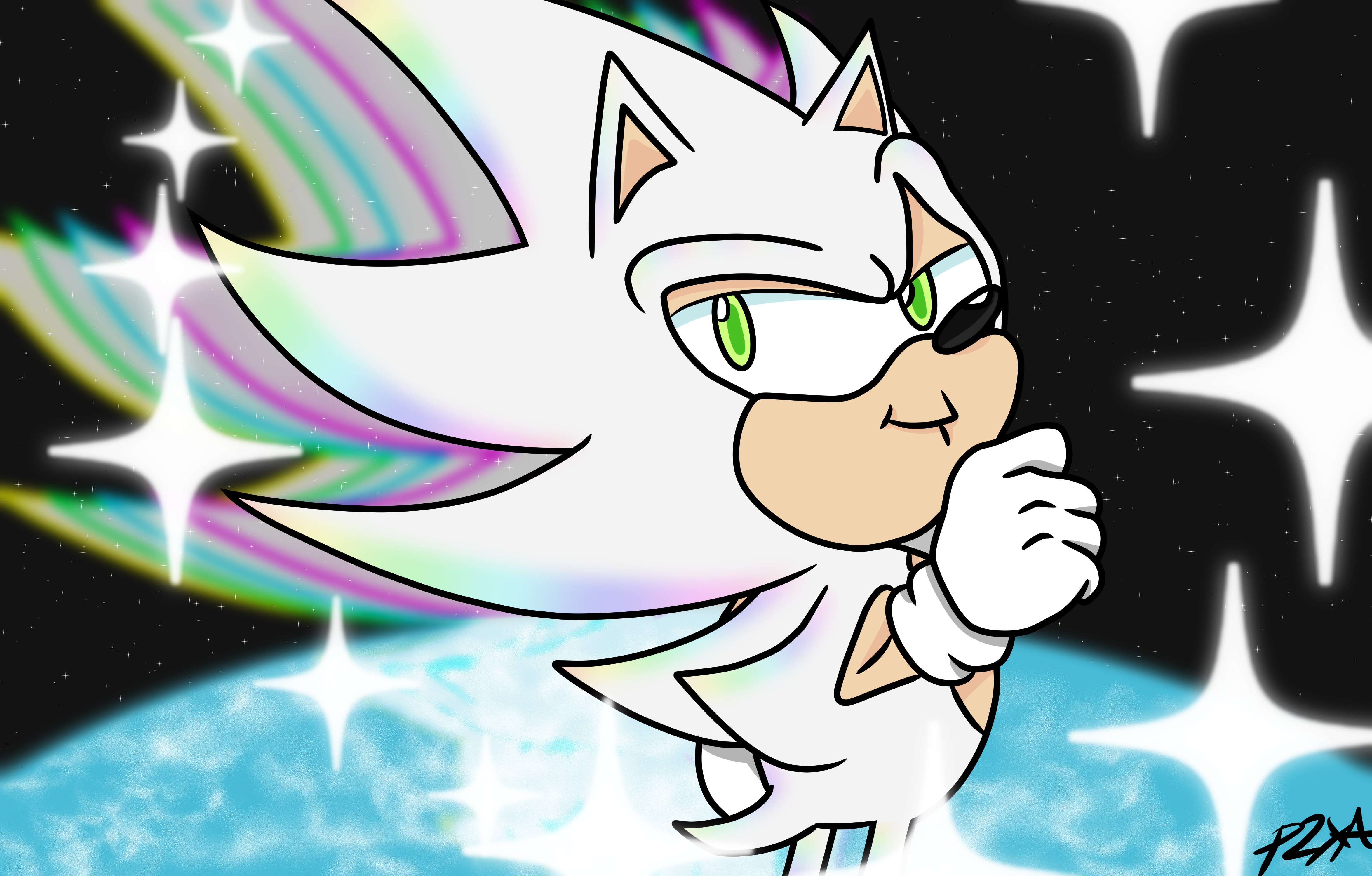 Hyper Mode Hedgehog by BlastProcessing16 on DeviantArt