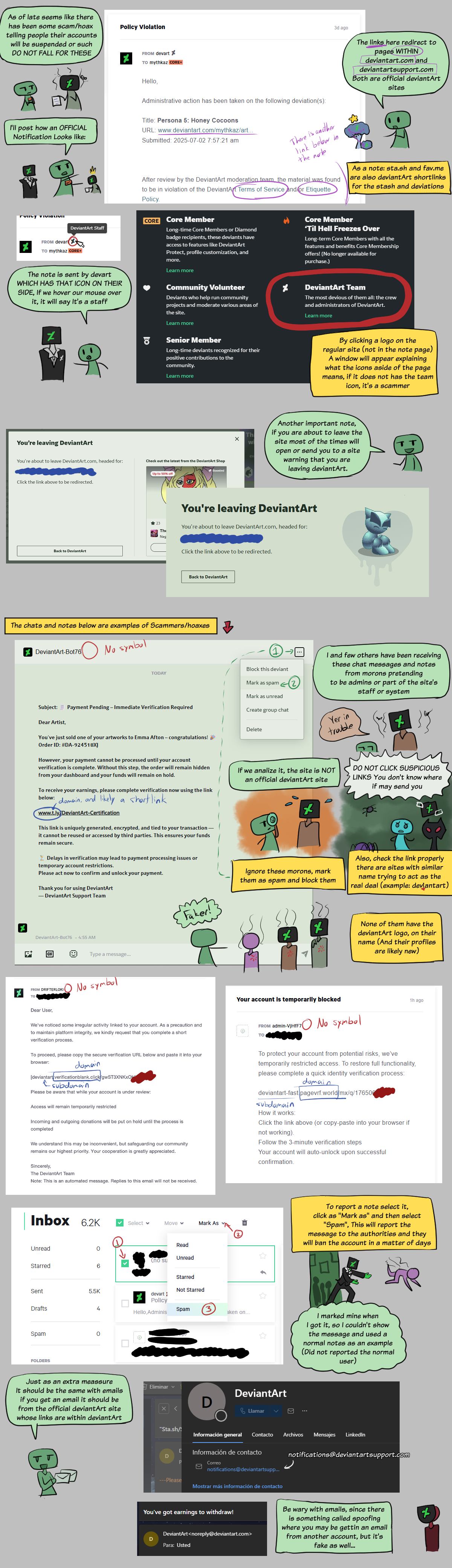 Deviantart Scam More Deviantart Hoaxes Scams By Mythkaz by Supertoemon on DeviantArt