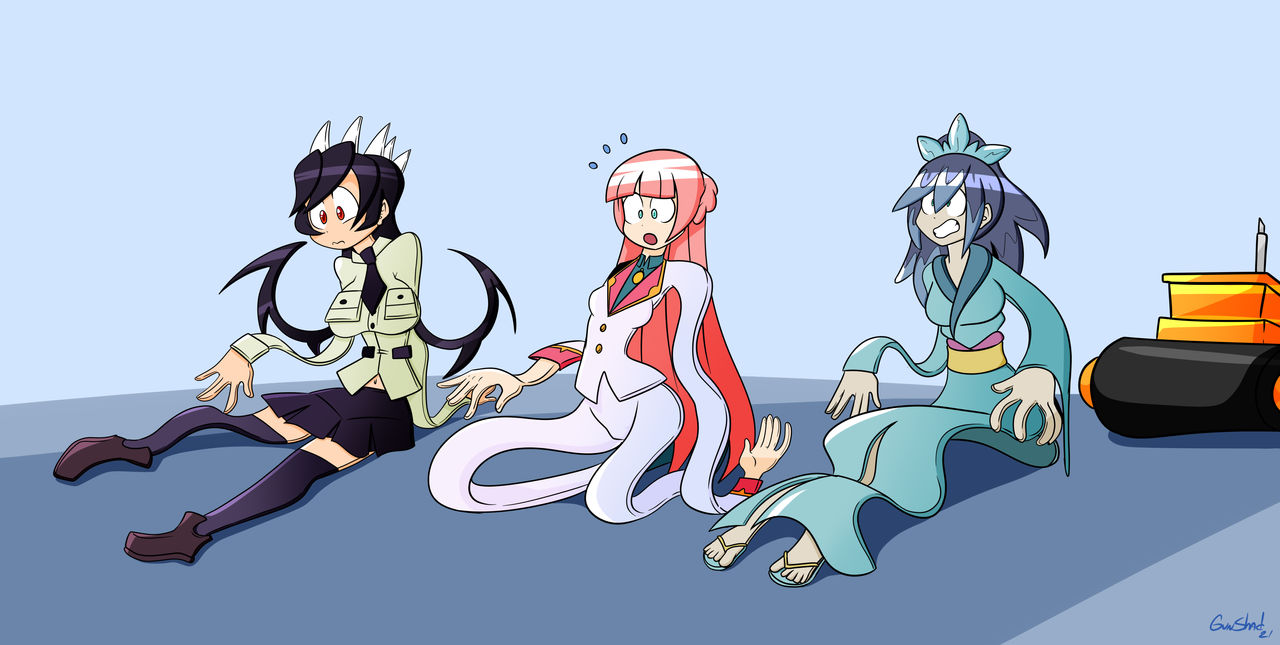Flattened Gals by thesuitt on DeviantArt