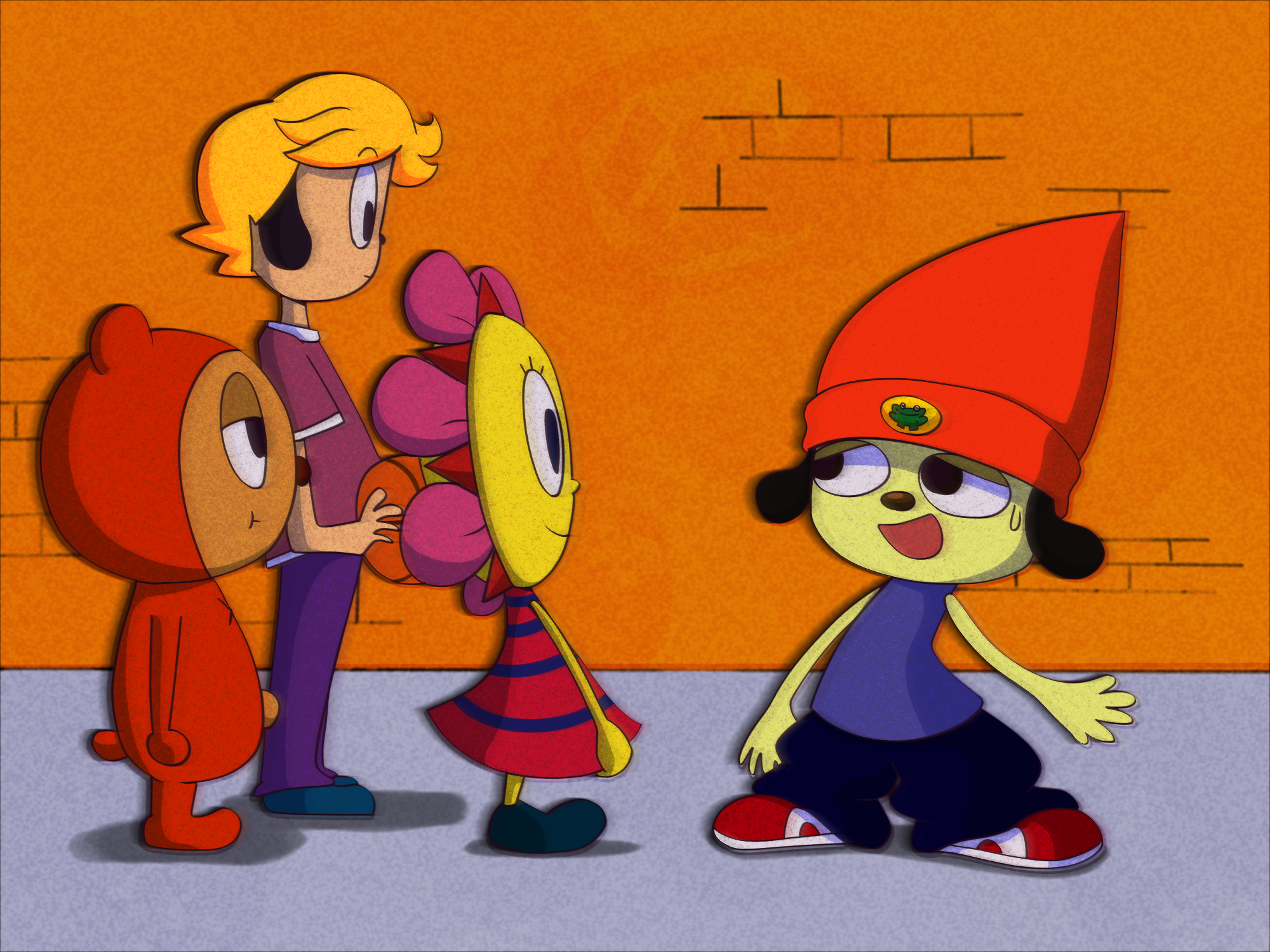 What if PaRappa Anime was dubbed in English? by ChiareyChan on DeviantArt