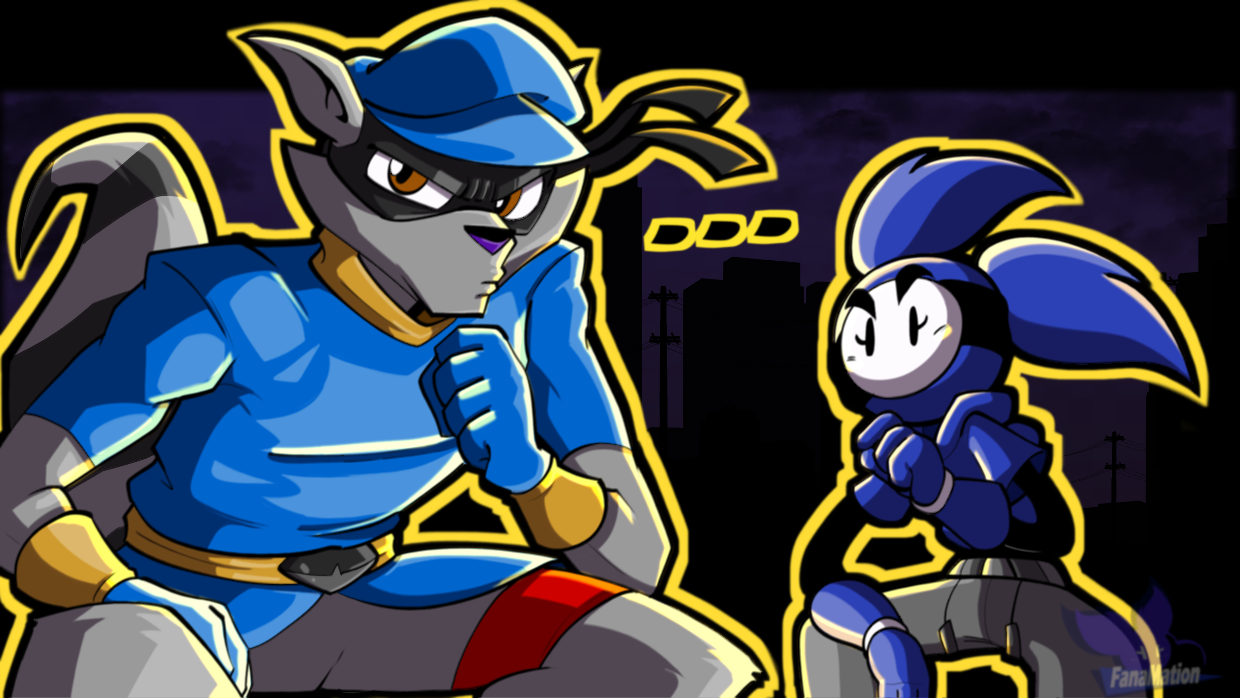 Fana meets Sly Cooper-2 by FanaMationDA on DeviantArt