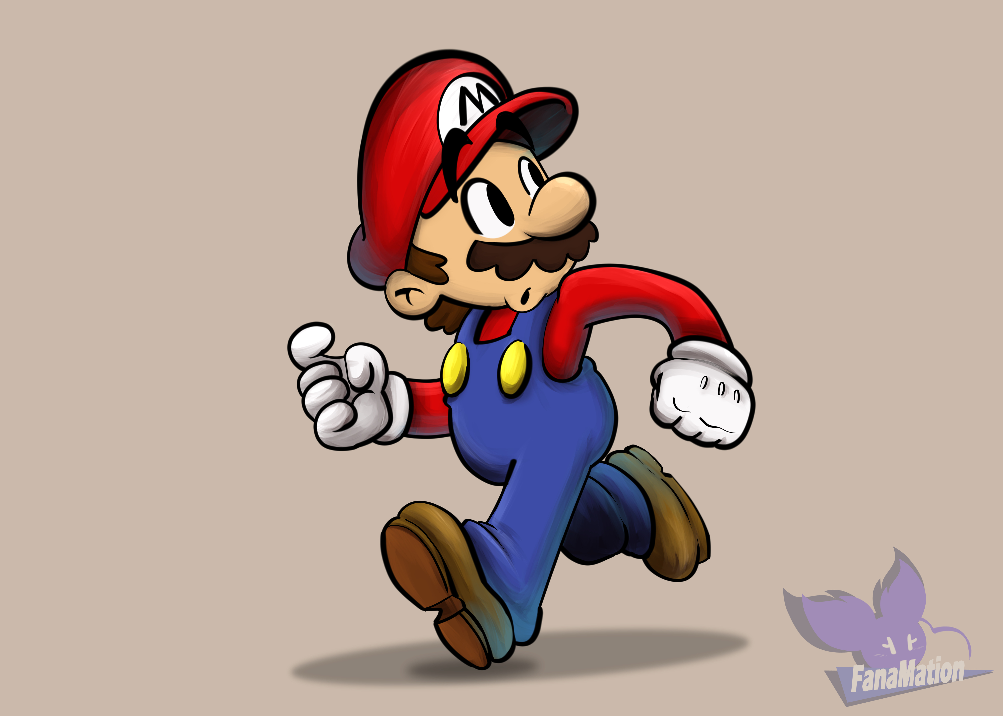 Mario Cartoon Deviantart Mario by FanaMationDA on DeviantArt