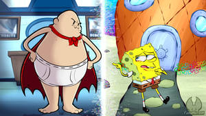 Spongebob vs Captain Underpants-2