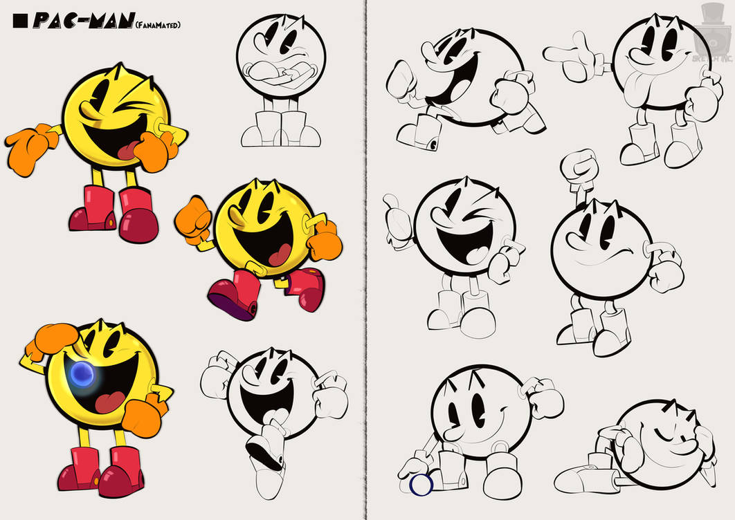 Pac Ink Deviantart Pac-Man Page FanaMated by FanaMationDA on DeviantArt