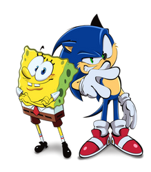 Sonic and Spongebob {FanaMated}