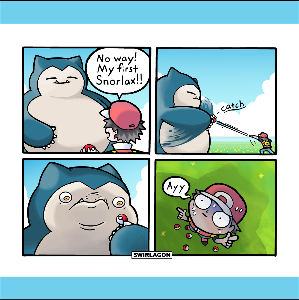 Catching Snorlax