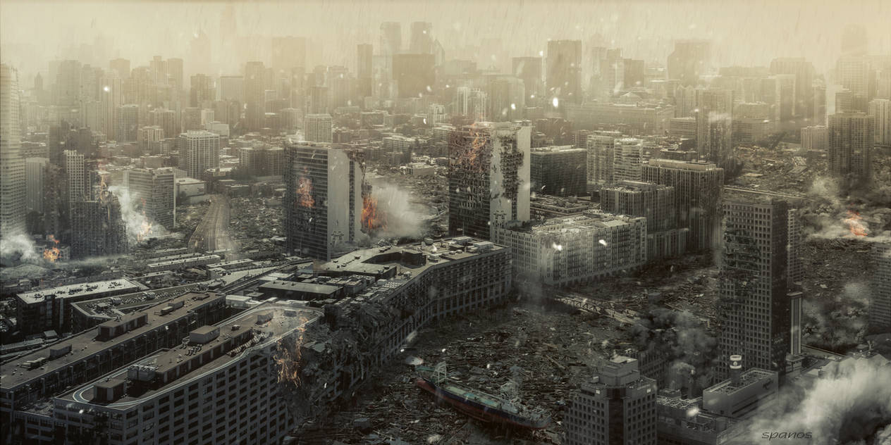 Разбив вид. Метро 2033 Москва Сити небоскрёбы. Лос Анджелес апокалипсис атмосфера. Раккун Сити руины. Метро 2033 Москва Сити.
