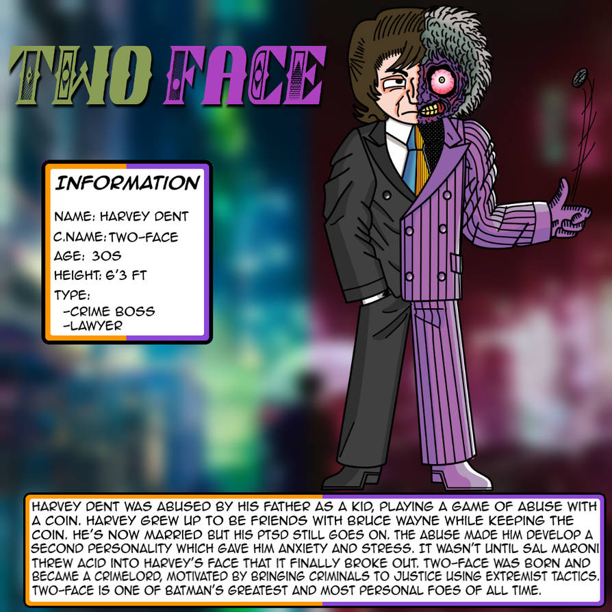 DC Character Fanarts: Two-Face by Ayham4002 on DeviantArt