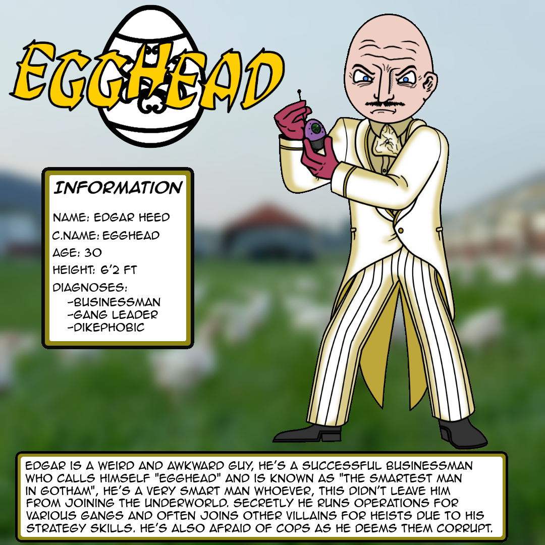 Egghead Batman Deviantart DC Character Fanarts: Egghead by Ayham4002 on DeviantArt