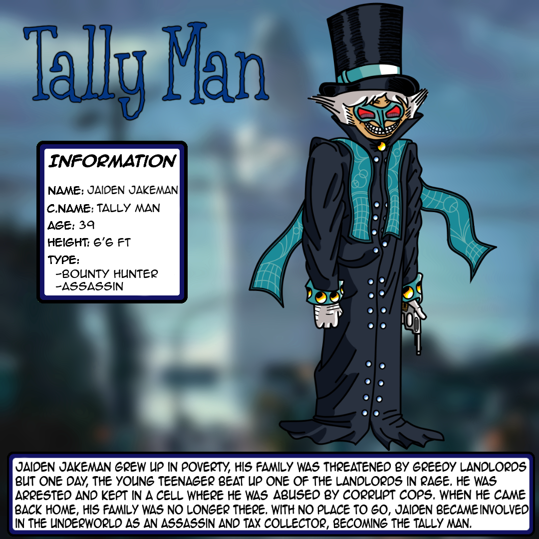 Tally Tree Man DC Characters Fanarts: Tally Man by Ayham4002 on DeviantArt