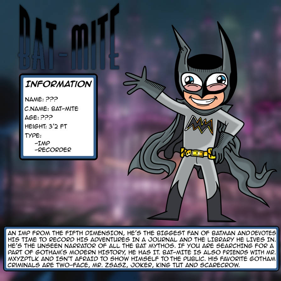 DC Characters Fanarts: Bat-Mite by Ayham4002 on DeviantArt