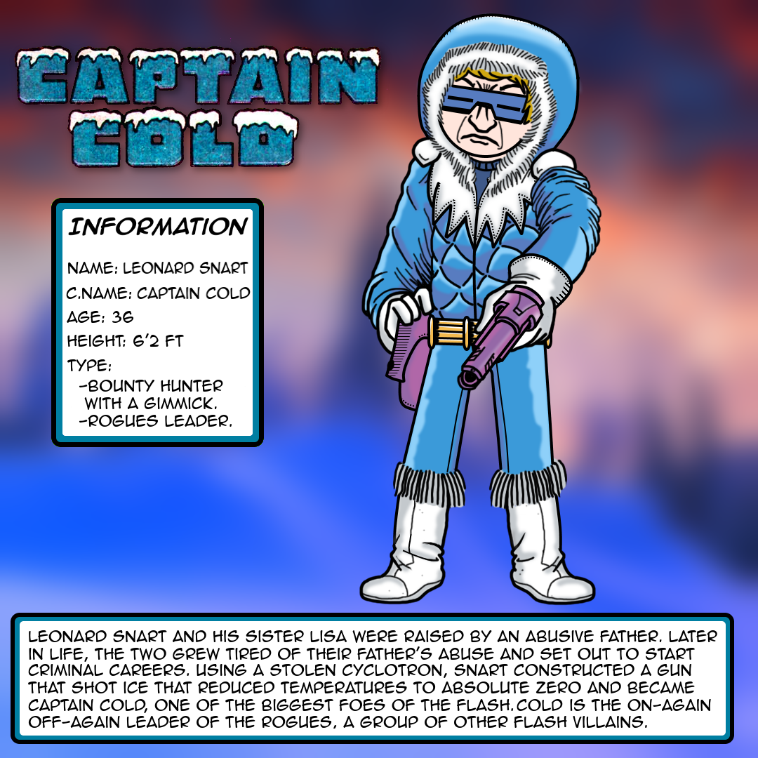 DC Characters Fanarts: Captain Cold by Ayham4002 on DeviantArt