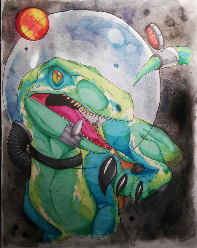 Astro Raptor SPACE RAPTOR by 32RabbitTeeth on DeviantArt
