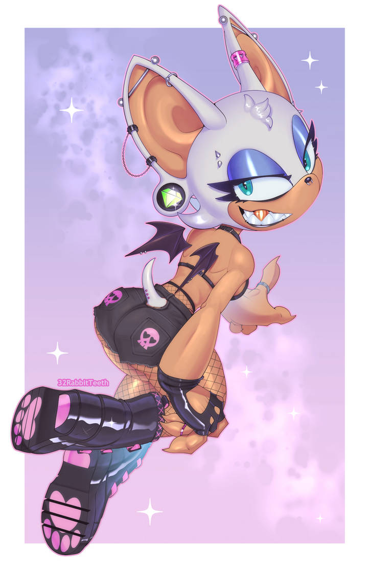 Female Tooth Rouge Goth Rouge by 32RabbitTeeth on DeviantArt