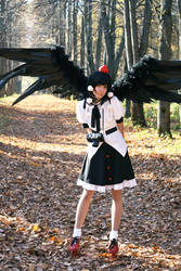 Aya Shameimaru Touhou cosplay