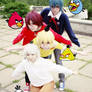 Angry Birds cosplay!