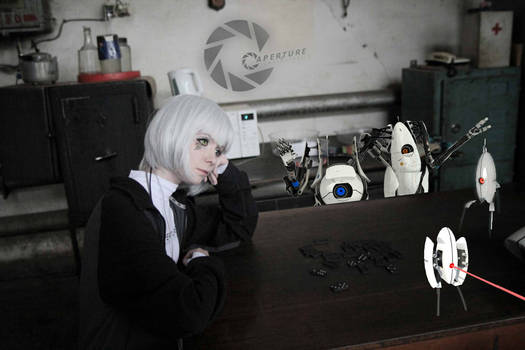 GLaDOS russiaworks cosplay sadness