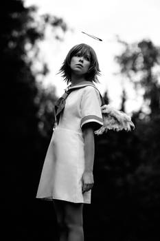 Rakka cosplay Haibane Renmei